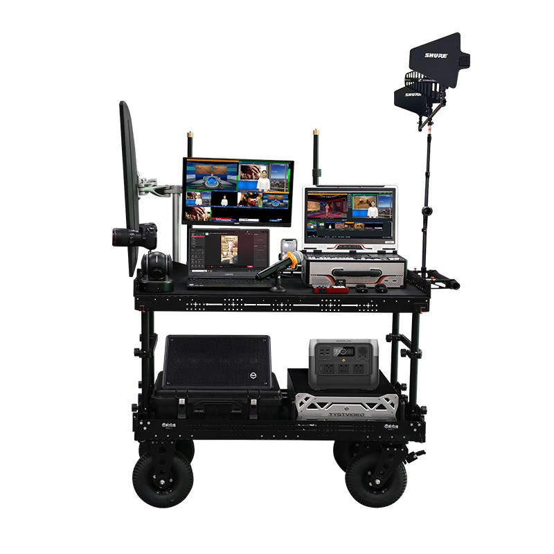 Equipment Storage Movie Shooting Studio Room Cart with Unfold Dimensions 120*60*92cm