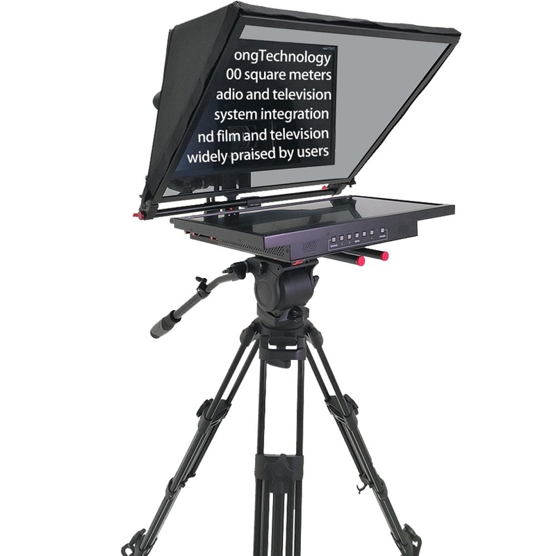 Customizable Font and Background Colors on 1000nit Monitor Teleprompter for TV Studio