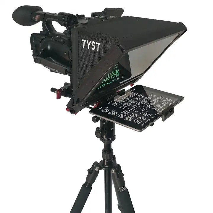 2-20 feet Operating Distance Portable Teleprompter for Android or iPad Broadcast