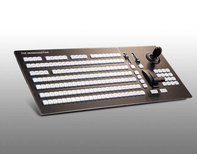 PTZ Input 4M/E TYST Switch Panel Keyboard VMIX Control Panel 4ME Real Time Live Slow Motion Playback Systems