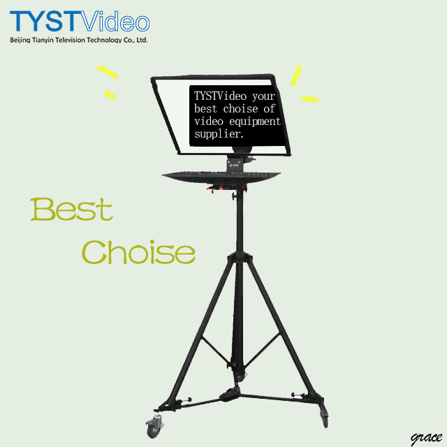 19 and 20 Inch Live Sports Teleprompter with Self-test Monitor TS-200 10-30 Feet Tystvideo