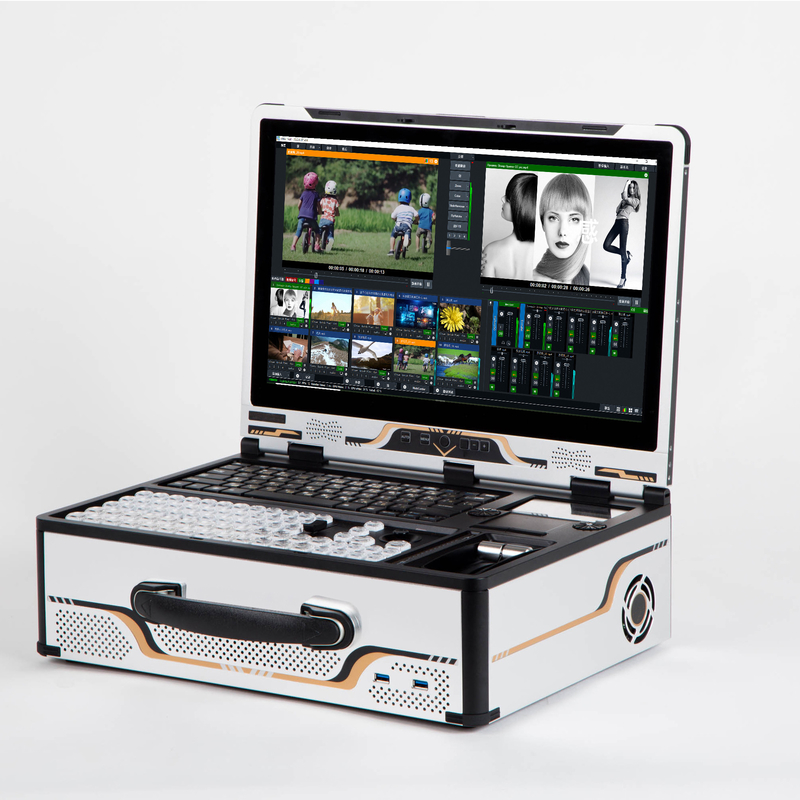 12 Channel Built-in Switcher Network Portable HD Video Recording And Broadcasting All In One Machine