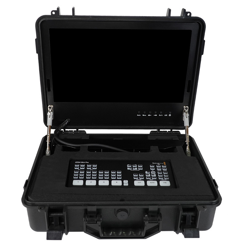 ATEM SDI Series Switchers Protective Carrying Case with Built-in 15.6 Inch Monitor